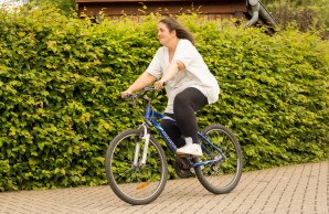 Anna-Lena fährt gern Fahrrad